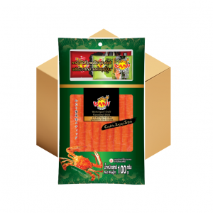 คานิ แฟมิลี่ แครปโตะ ซูชิ  100 กรัม (โซยุ+วาซาบิ)  ( 1 กล่อง )